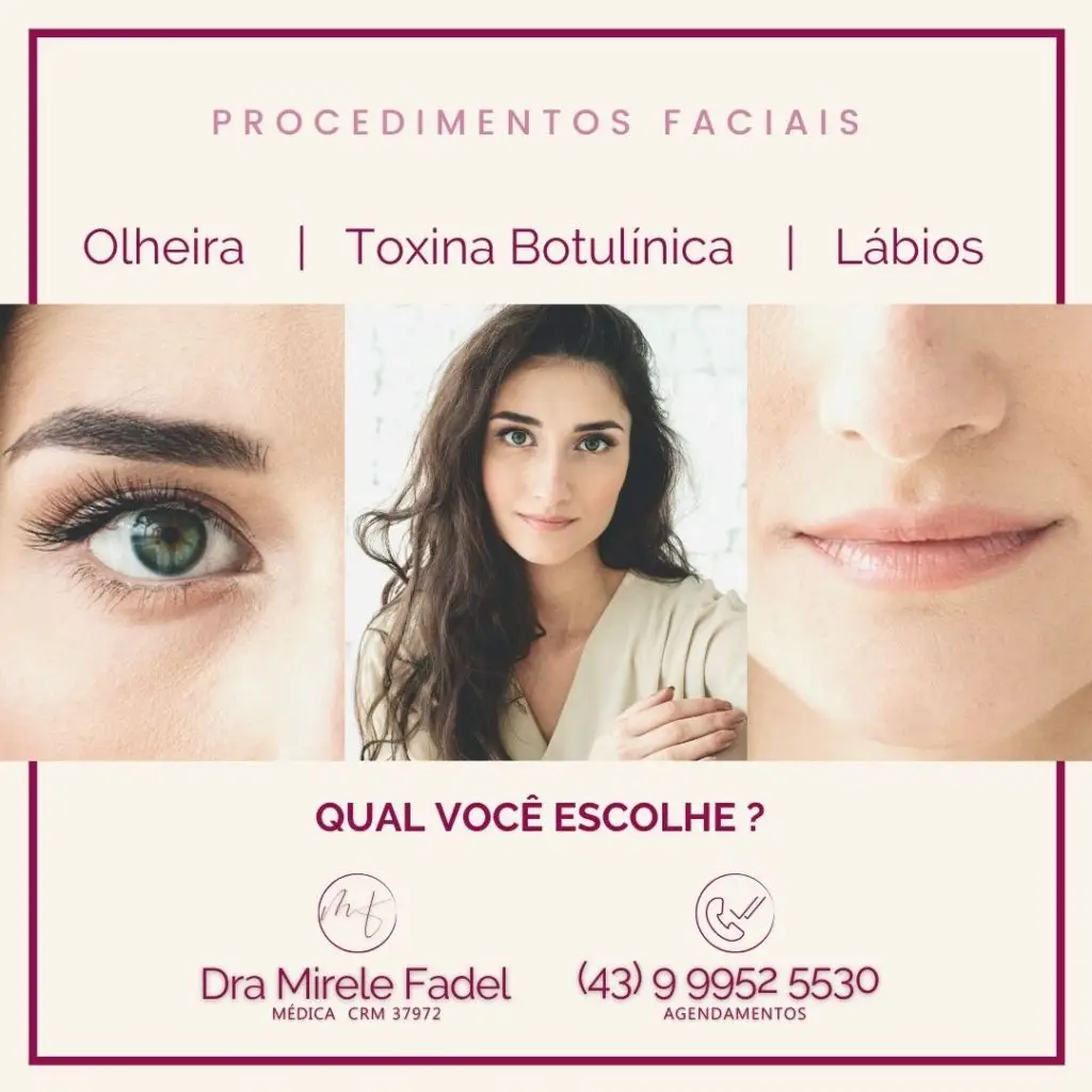 Qual Procedimento Estético Facial você escolhe?