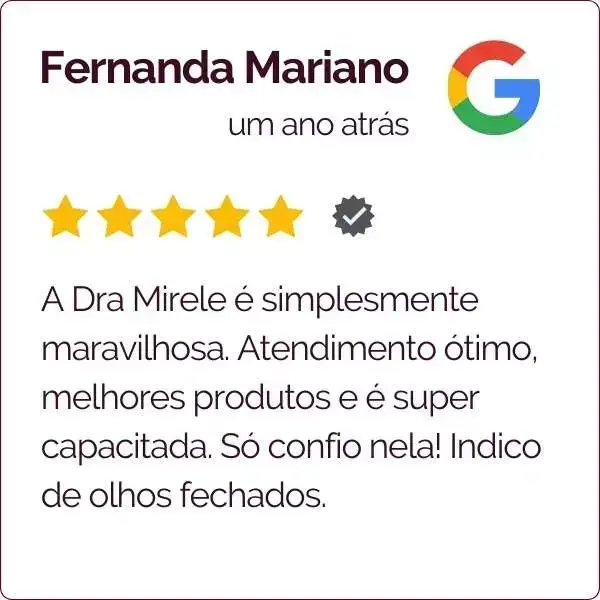 Dra Mirele Fadel - Médica Dermatologista - Depoimento - Fernanda Mariano