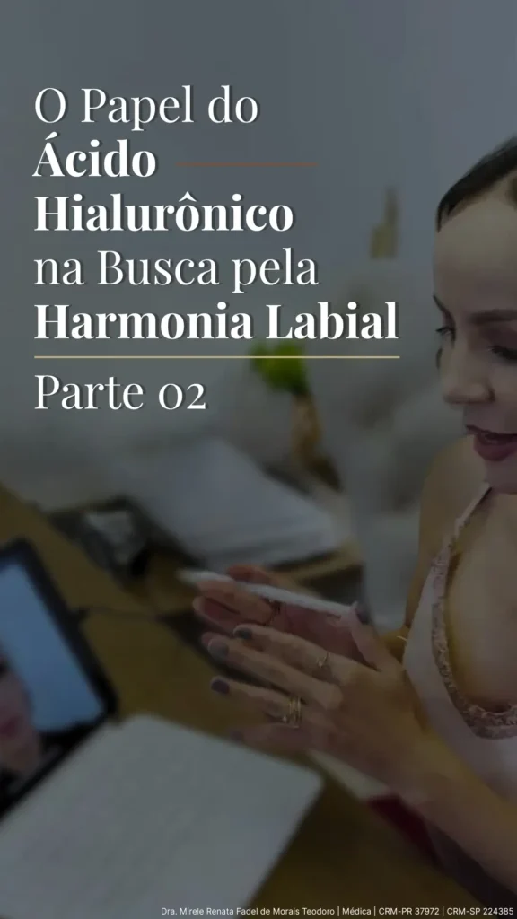 Descubra como o preenchimento labial com ácido hialurônico pode harmonizar seus lábios com Dr. Mirele Fadel.
