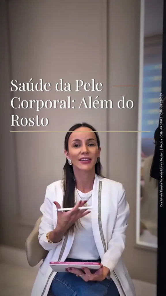 Com a chegada do verão, aumenta a busca por cuidados com o corpo e a pele. A preparação para esta estação envolve, acima de tudo, saúde e bem-estar. Na clínica, um dos protocolos realizados é a associação do ácido hialurônico com bioestimuladores de colágeno injetáveis. Essa combinação pode auxiliar na melhora da qualidade da pele, firmeza e no aspecto da celulite, além de valorizar o contorno corporal de maneira natural. 👩⚕️ Cada pessoa é única. Por isso, realizamos uma avaliação médica individualizada para identificar se esse é o tratamento mais indicado para cada caso. ➡️ Agende sua consulta e saiba mais sobre as opções de cuidado disponíveis. #bioestimuladordecolageno #acidohialuronico #saudedapele #pele #cuidadoscomocorpo #tratamentoscorporais #verao AVISO LEGAL: Este post tem caráter informativo e educacional. Os resultados relativos aos procedimentos podem variar de pessoa a pessoa. A consulta médica é indispensável para avaliação e indicação do tratamento ideal para você. Dra. Mirele Renata Fadel de Morais Teodoro | Médica CRM-PR 37972 | CRM-SP 224385