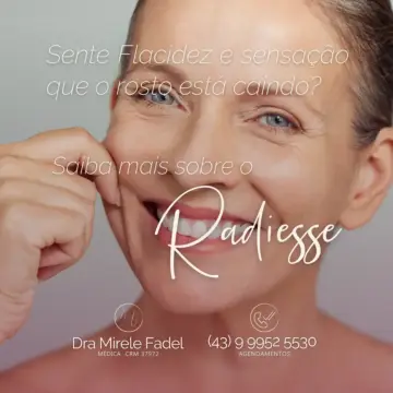 Flacidez e sensação que o rosto está caindo? Já ouviu falar do Radiesse?