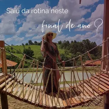 Quem mais saiu da rotina esse final de ano?